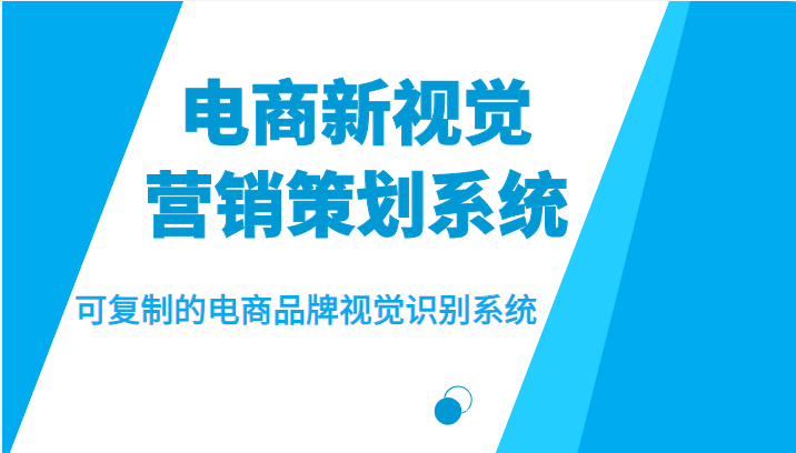 电商新视觉营销策划系统，可复制的电商品牌视觉识别系统-天天学吧