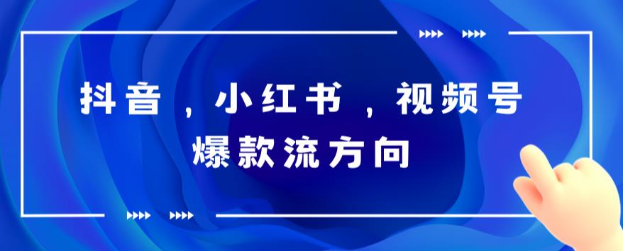 抖音，小红书，视频号爆款流视频制作，简单制作掌握流量密码-天天学吧