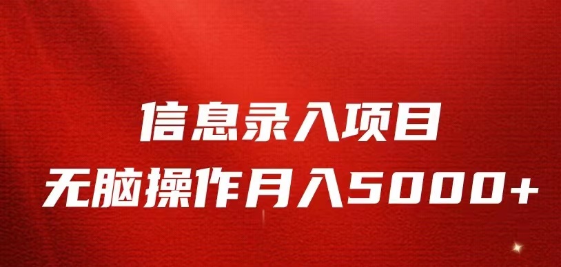 2023信息录入返佣项目，小白无脑复制粘贴月入5K+，简单高效赚钱！-天天学吧