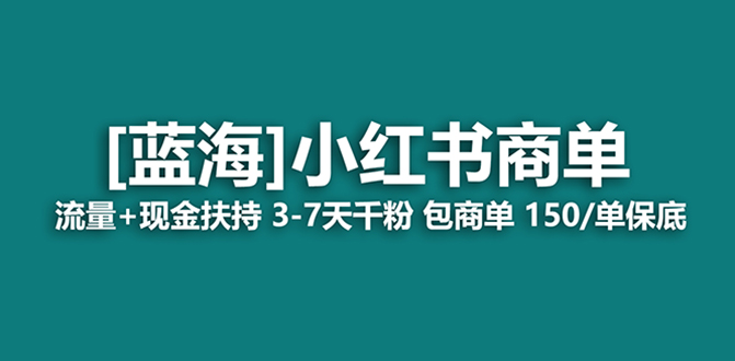 小红书蓝海项目商单分配，长期稳定7天变现，月入过万，最强商机揭秘-天天学吧