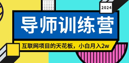 《导师训练营》揭秘：精准粉丝引流技巧，小白月入2万的终极指南-天天学吧