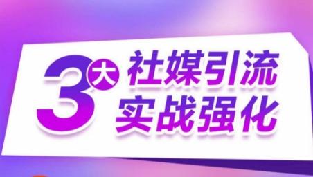 图片[1]-3大社媒引流实战强化，多渠道站外引流，高效精准获客，订单销售额翻倍增长-天天学吧