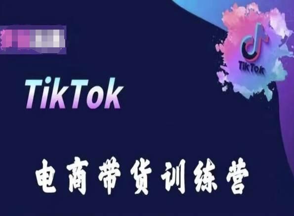 图片[1]-TikTok电商带货训练营，跟随时代潮流，跨境掘金-天天学吧