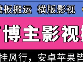 百万博主影视搬运技术，卡模板搬运、可挂风行，安卓苹果都可以【揭秘】-天天学吧