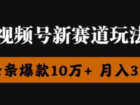 视频号创作者分成瞬爆流，团队新出玩法，小白落地实操教学-天天学吧