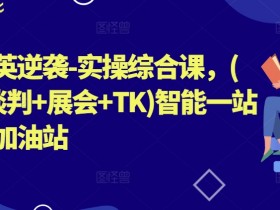 外贸精英逆袭-实操综合课，(拓客+谈判+展会+TK)智能一站式外贸加油站-天天学吧