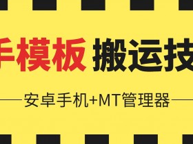 6月快手模板搬运技术(安卓手机+MT管理器)【揭秘】-天天学吧