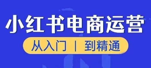 图片[1]-小红书电商运营课，从入门到精通，带你抓住又一个赚钱风口-天天学吧