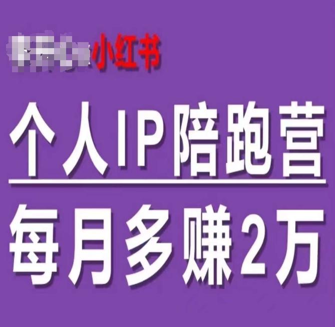 图片[1]-小红书个人IP陪跑营，60天拥有自动转化成交的双渠道个人IP，每月多赚2w-天天学吧