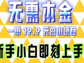 无需本金，利用AI生成LOGO，一单19.9元的小项目，新手小白都可操作-天天学吧