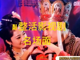 AI整活“影视名场面”发一条爆一条，无脑撸分成收益，日入1k【揭秘】-天天学吧