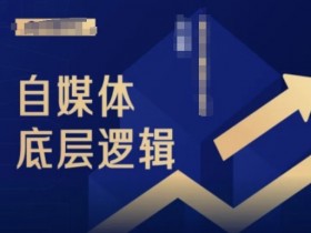 2024自媒体底层逻辑录播课，自媒体小白必看-天天学吧