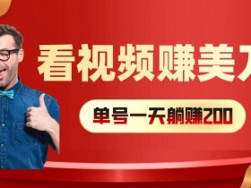 看视频赚美刀：每小时40+，多号矩阵可放大收益【揭秘】-天天学吧