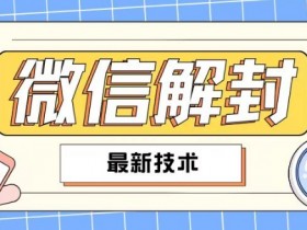 2024最新微信解封教程，此课程适合百分之九十的人群，可自用贩卖-天天学吧