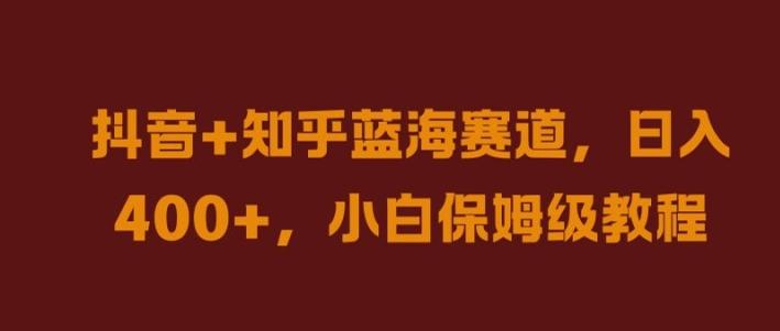 图片[1]-抖音+知乎蓝海赛道，日入几张，小白保姆级教程【揭秘】-天天学吧