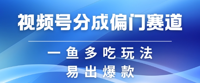 视频号创作者分成计划偏门类目，容易爆流，实拍内容简单易做-天天学吧