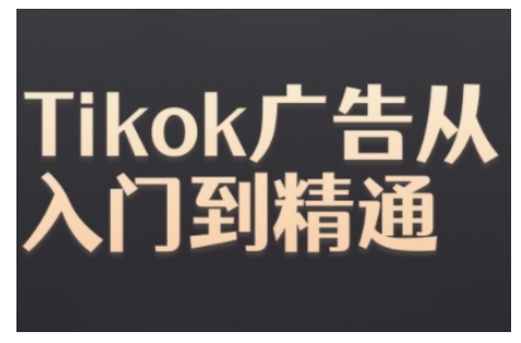 Tiktok Ads实操教程，Tiktok广告从入门到精通-天天学吧