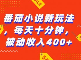 番茄小说新玩法，利用现有AI工具无脑操作，每天十分钟被动收益4张【揭秘】-天天学吧