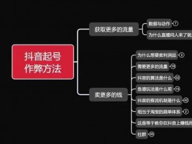 古木抖音起号作弊方法鱼塘起号，获取更多流量，卖更多的钱-天天学吧