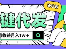 全新可落地抖推猫项目，一键代发，躺Z收益get，月入1w+【揭秘】-天天学吧